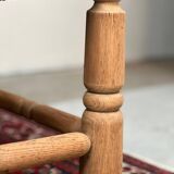 Pair of low brutalist chairs