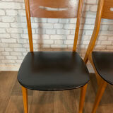 4 chaises vintages style scandinave