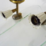 Pair of vintage italian wall sconces, Stilnovo Italy, 50s