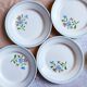 4 Salins dessert plates
