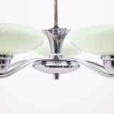 Art Deco chandelier from Poland, 1950s