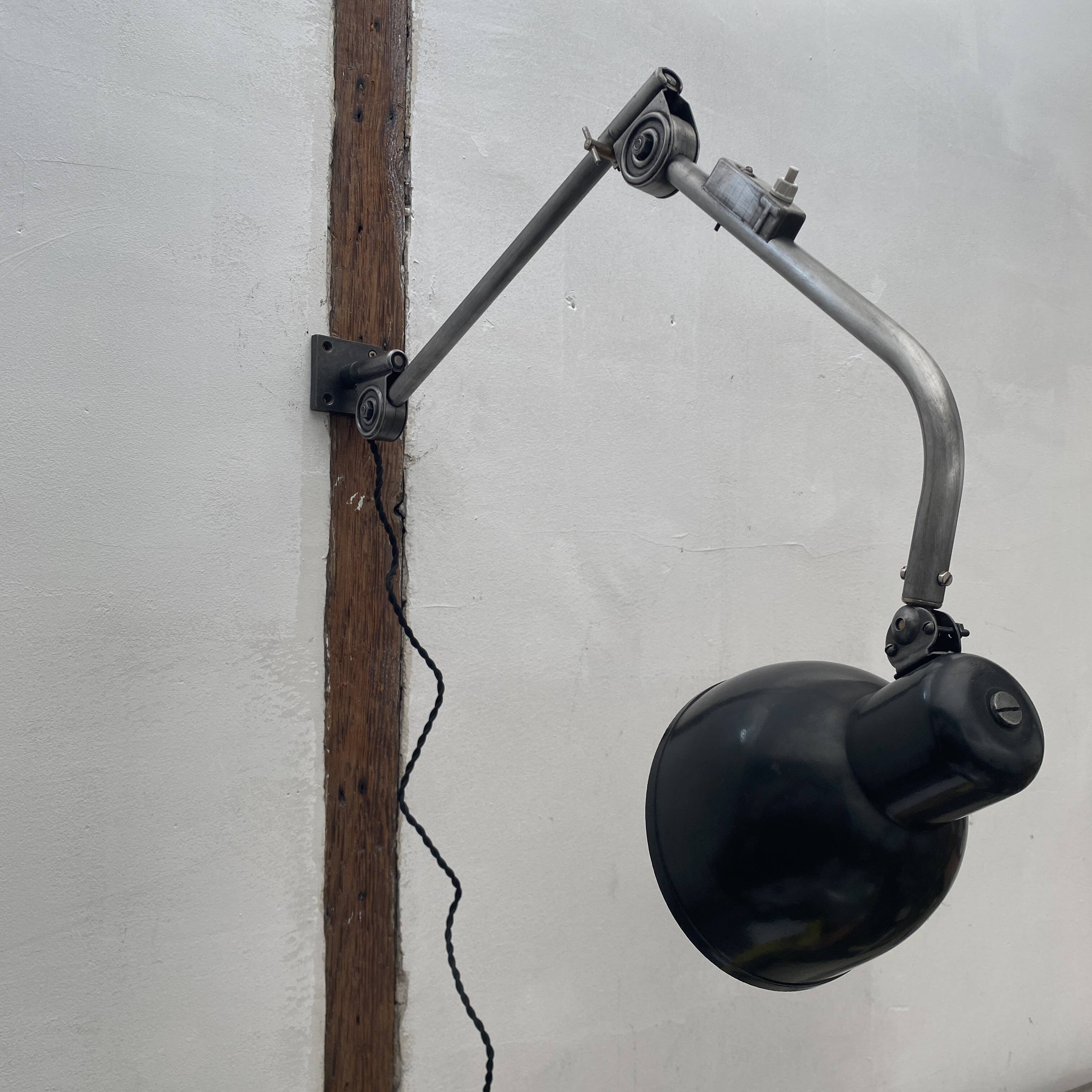 Old bauhaus workshop wall lamp hall 122