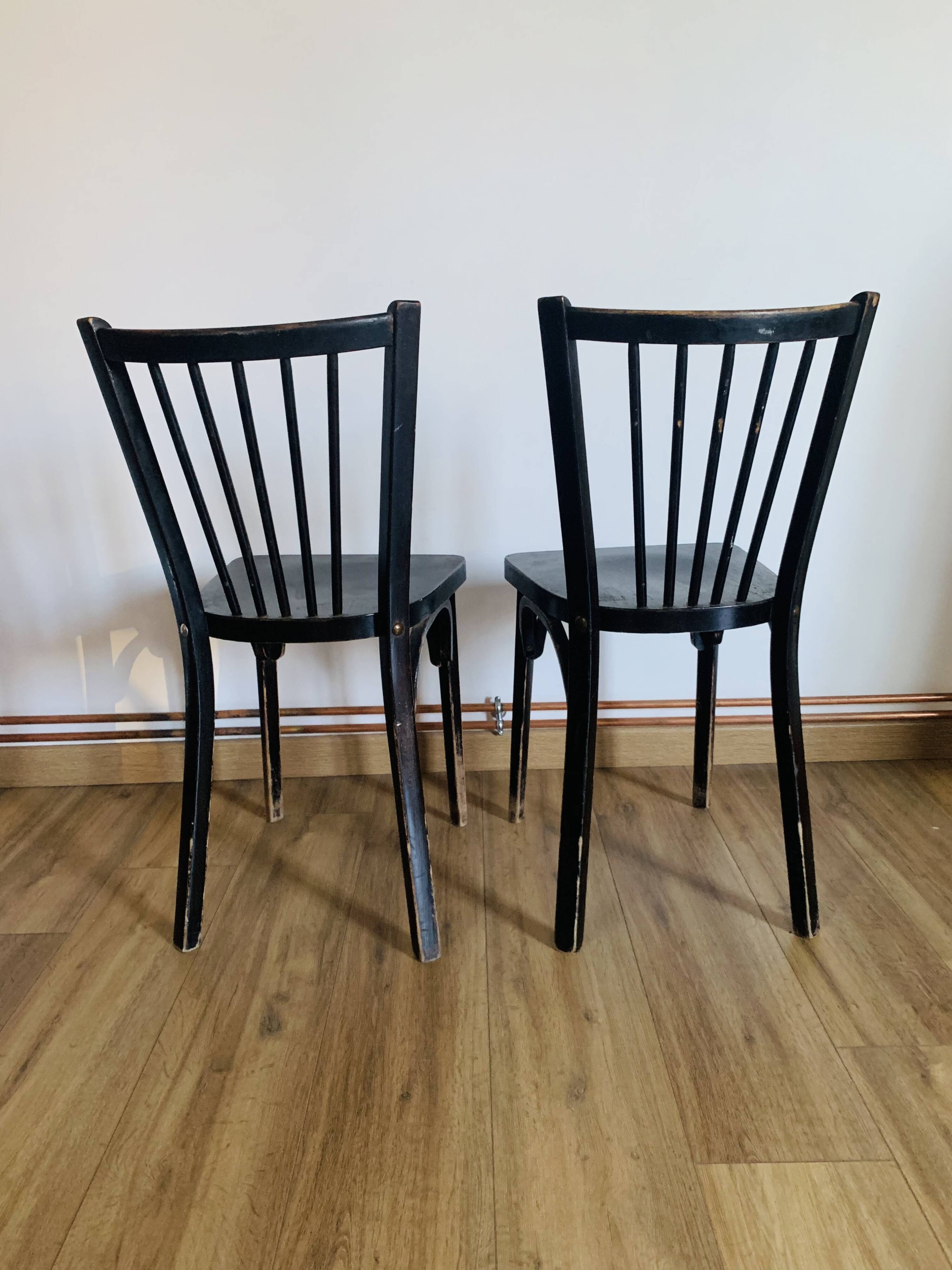 Pair of Baumann chairs model 153