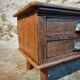 Antique French chest of drawers, circa 1900 – oak and pine with 4 drawers