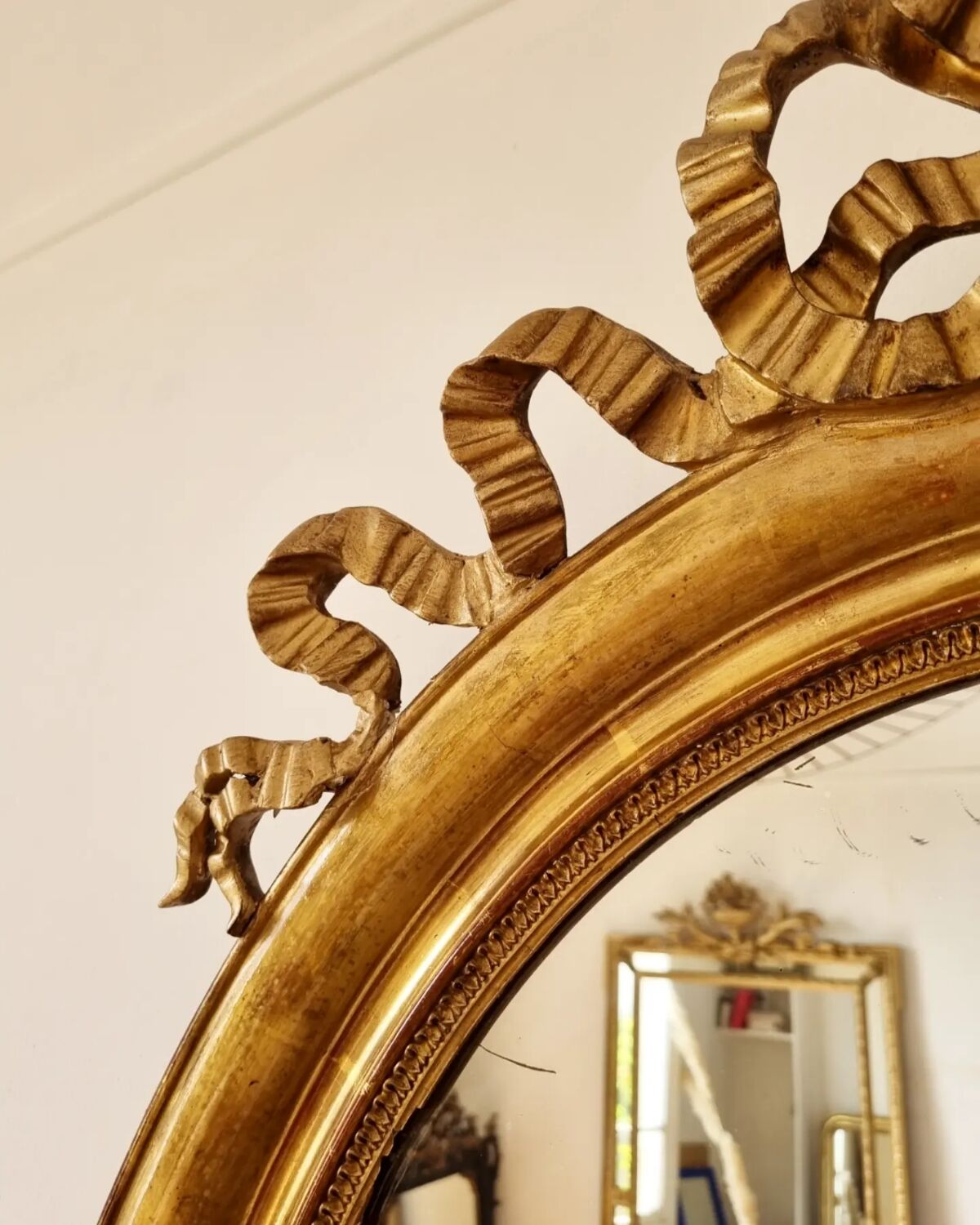 Oval mirror Louis XVI 102x75cm