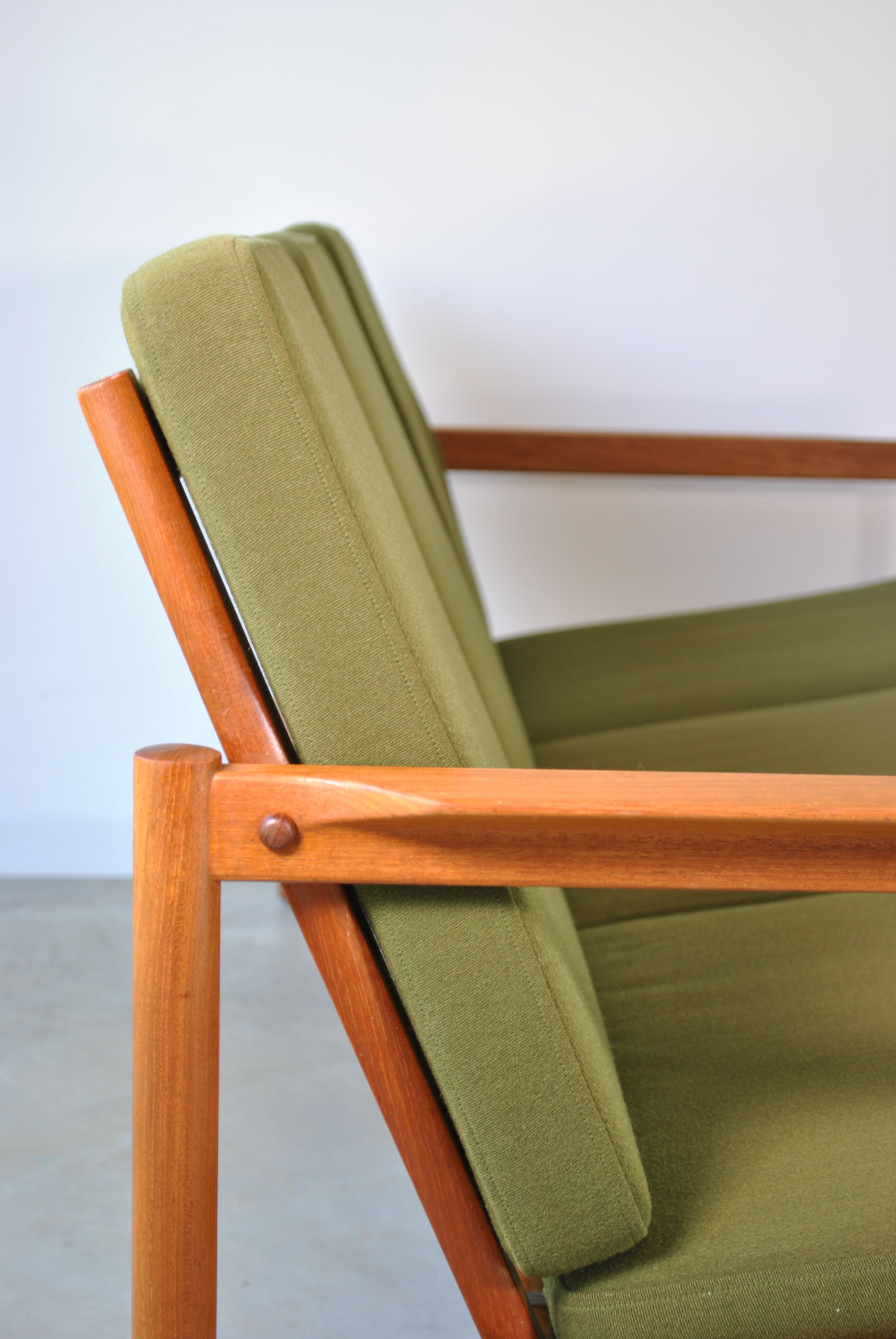 Danish sofa by Kai Kristiansen by Magnus Olesen for Domus Danica year 60