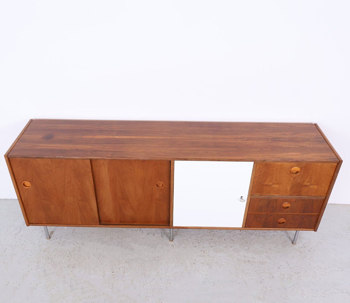 Vintage walnut sideboard by William Watting for Fristho, 1960s
