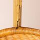 Danish armchair in woven rattan, with its metal stand, Nana Ditzel.
