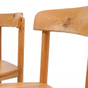 Set of 4 Danish pine chairs in Rainer Daumiller style – circa 1975