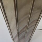 Vintage glass and metal lamp, 70s