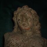 Antique terracotta bust