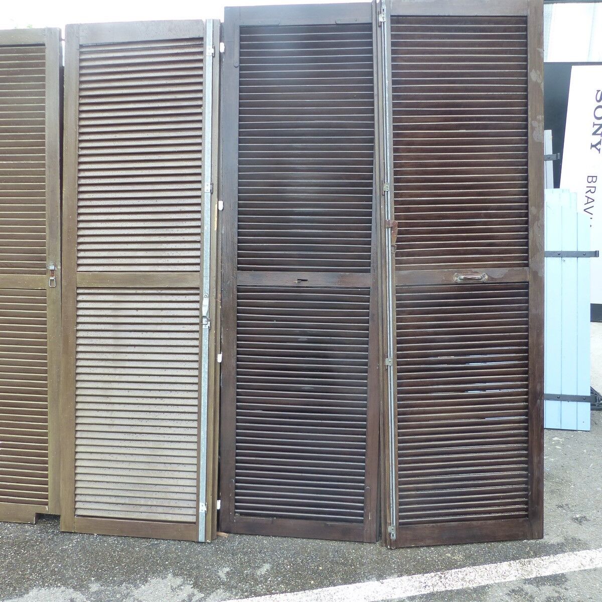 Set of 6 shutters