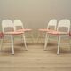 Set of four beech chairs, Italian design, 1970s, production: Italy
