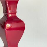 Ceramic lamp and vintage velvet