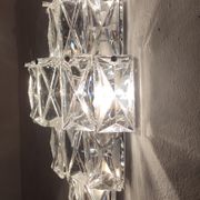 Kinkeldey glass wall lamp, Germany, 1970