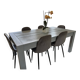 Captain Oliver solid wood table, integrated extensions.
