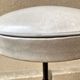 Stool tripod swivel workshop height adjustable skai & chrome vintage 60s