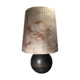 Lamp Vintage silk and twigs