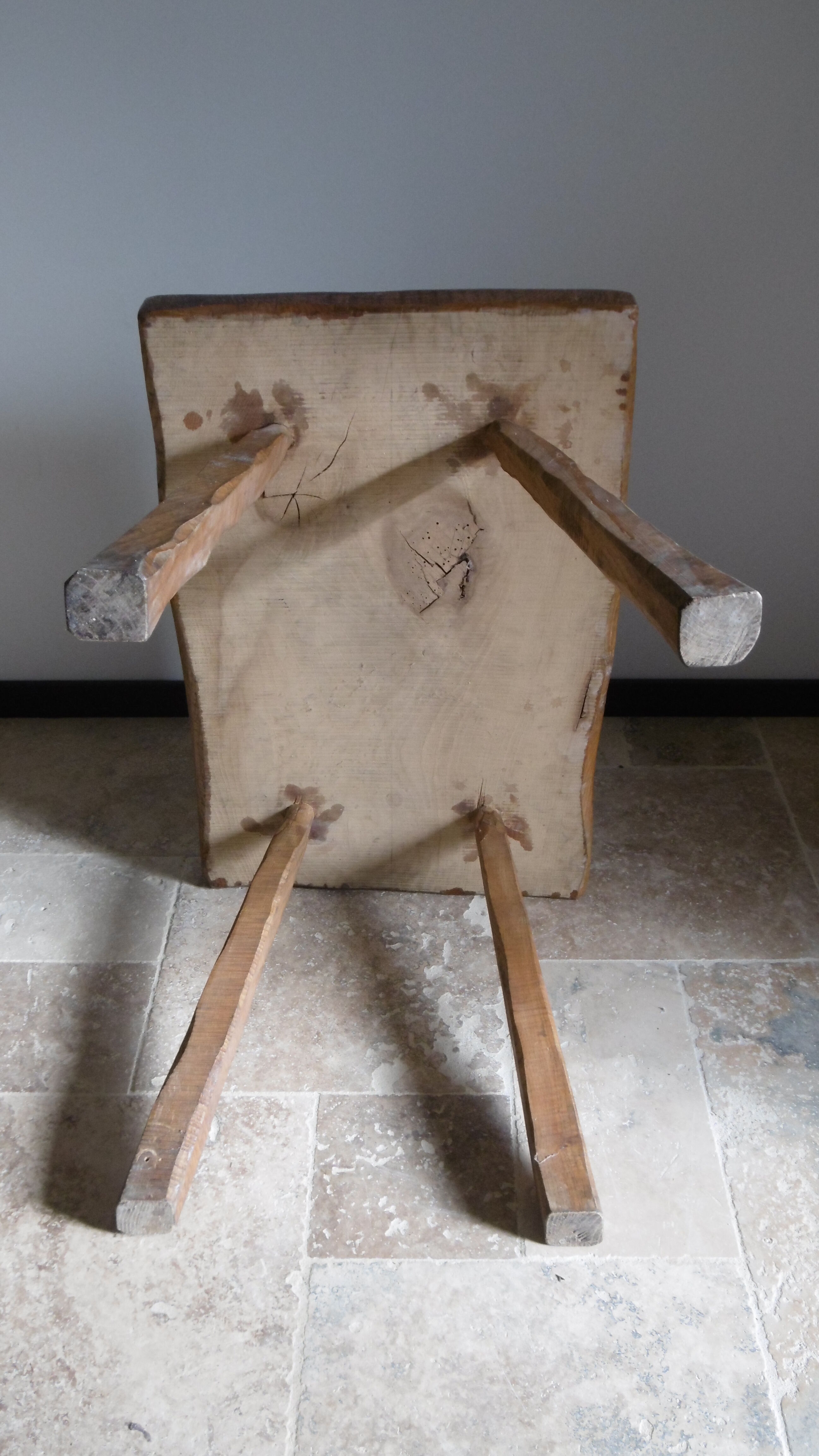 Elm wood rustic coffee table