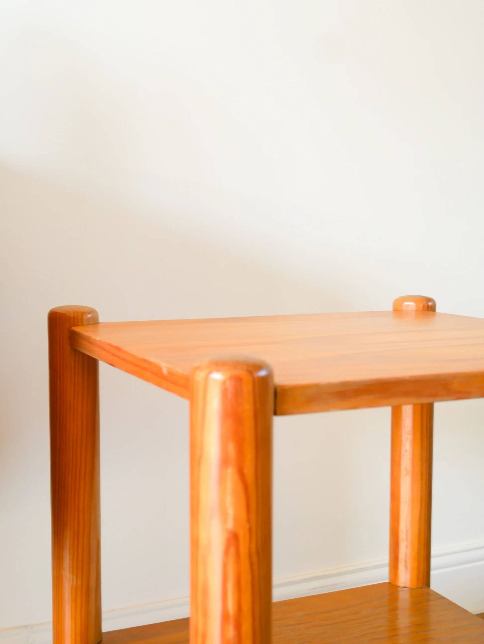 Pine side table, 1980