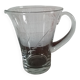 Broc à eau en verre gravé