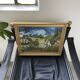 Oil painting Chaumes de Cordeville