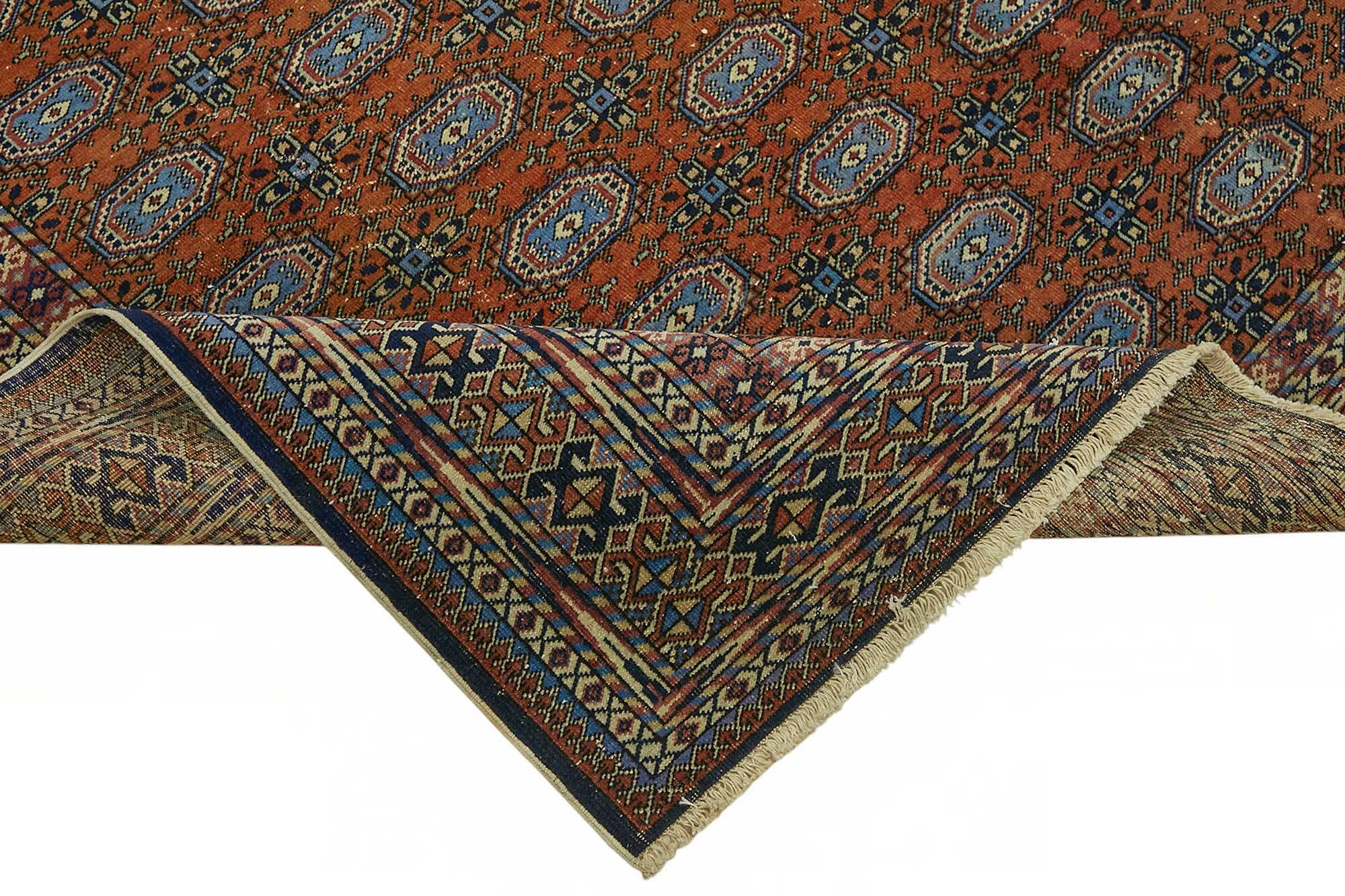 Turkish Wool Vintage Kayseri Rug 204 cm x 292 cm