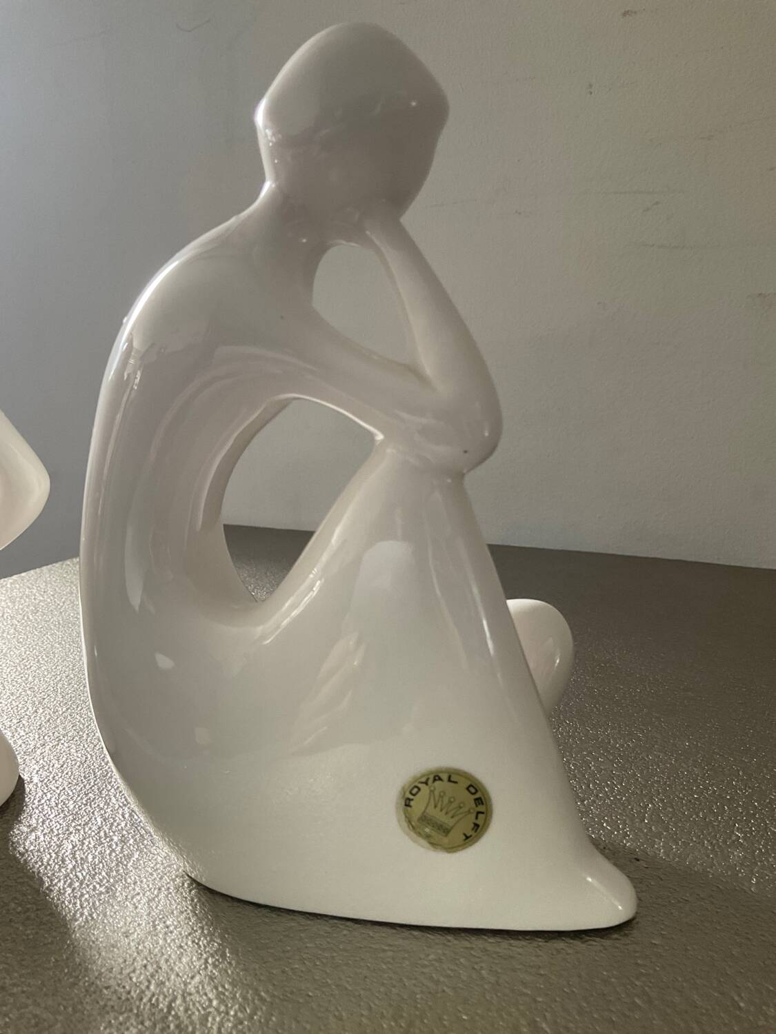 Pair of Delft ceramic bookends from the 70s