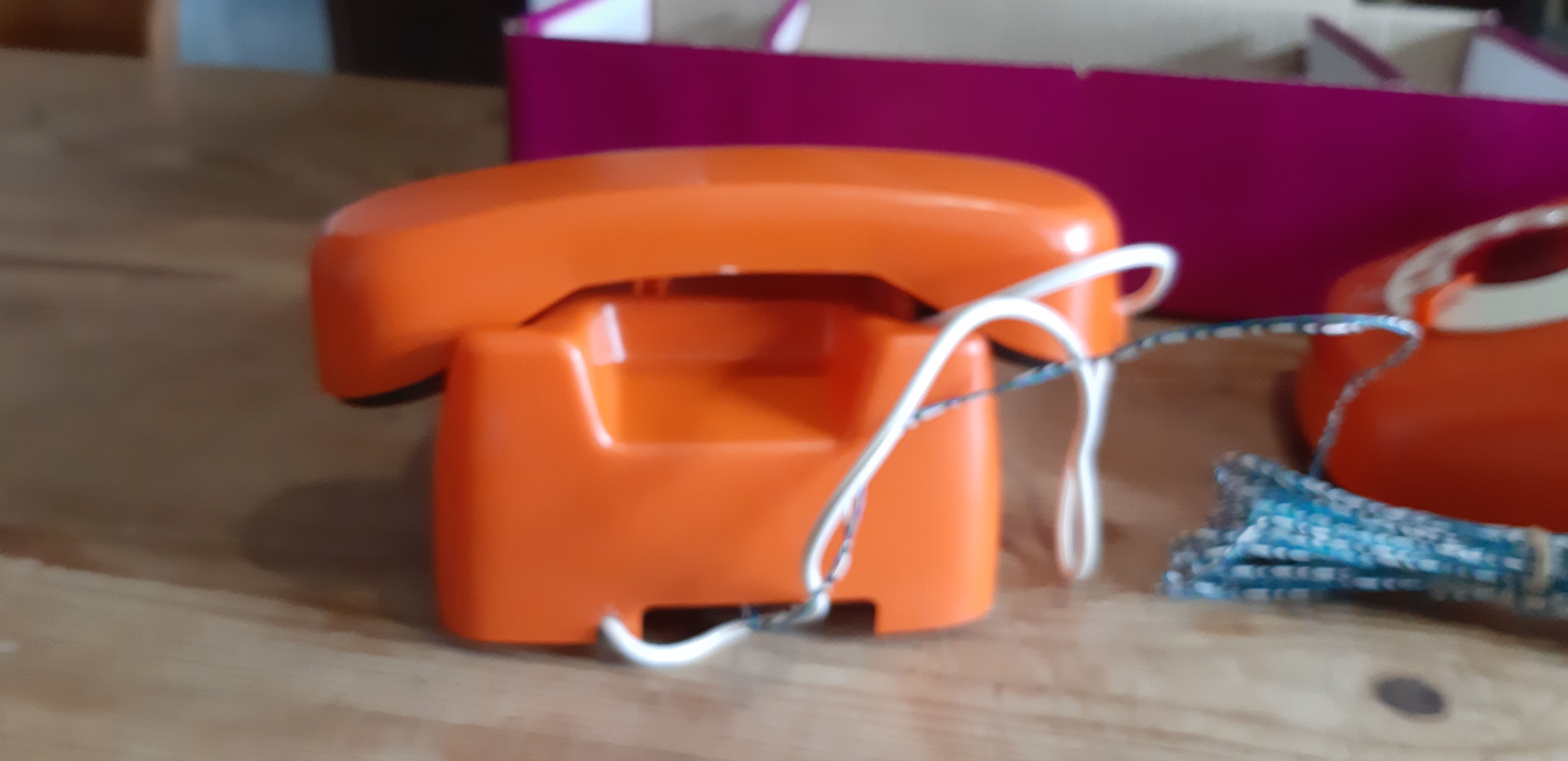 Pair of Vintage Phones , Children's Toy