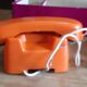 Pair of Vintage Phones , Children's Toy