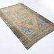 4x7 Vintage Light Orange & Brown Persian Rug, 133x213Cm