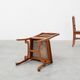 Set of 6 art nouveau dinner chairs in the manner of Victor Horta, Belgium