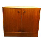 Meuble bas teck vintage scandinave - circa 1960
