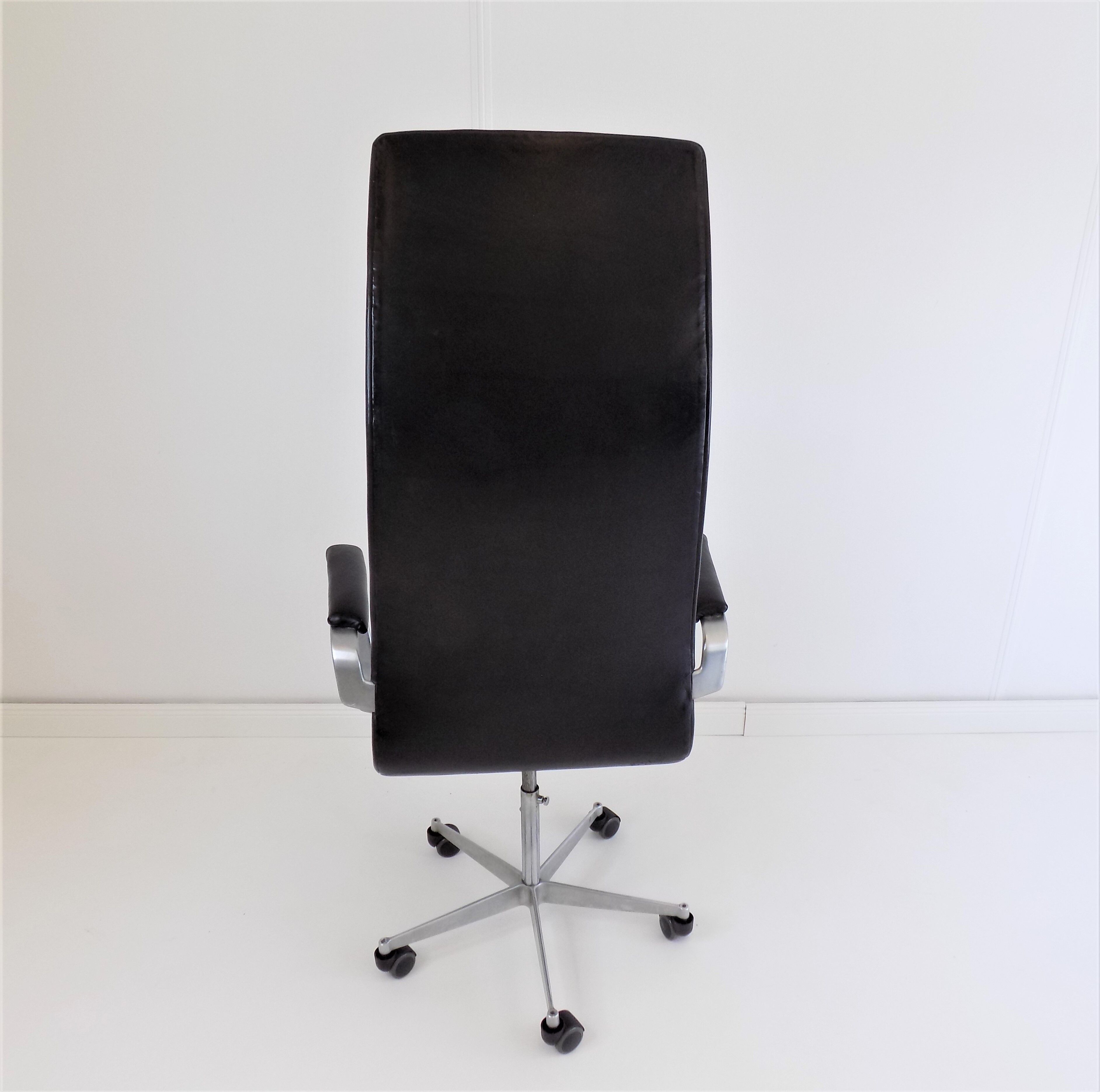 Chaise de bureau Oxford par Arne Jacobsen, Fritz Hansen