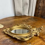 Baroque mirror in resin