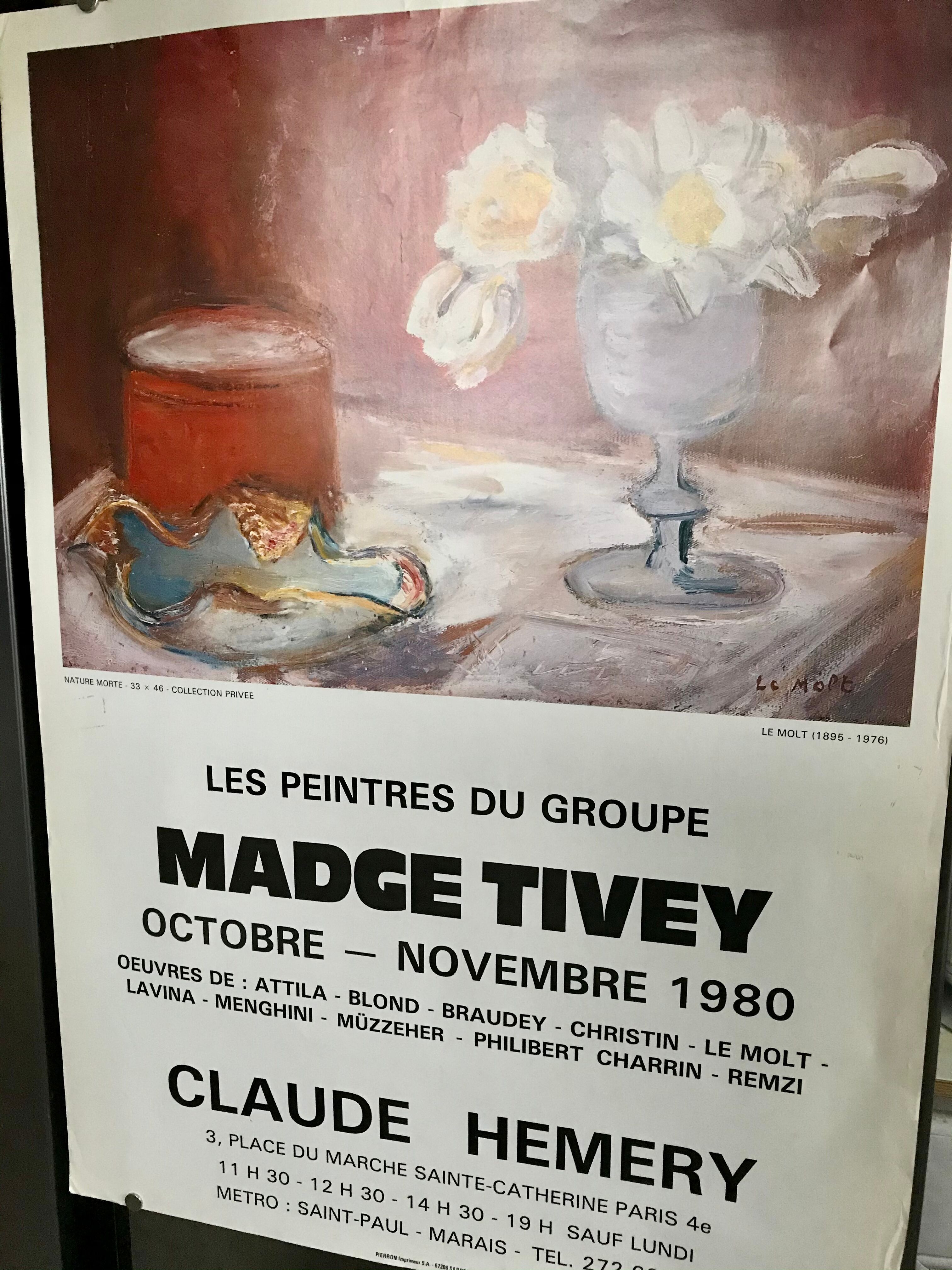 Still life exhibition poster 1980