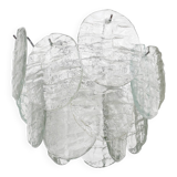 J.T. Kalmar Vienna Lustre Mid-Century in Glazed Glass, Austria, 1960s