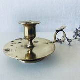 Old candle holder with handle