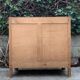 Commode art déco bois brut et bleu 1940