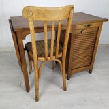 Oak industrial desk, 1930s