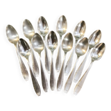 Set of 12 Apollo brand silver-plated metal teaspoons