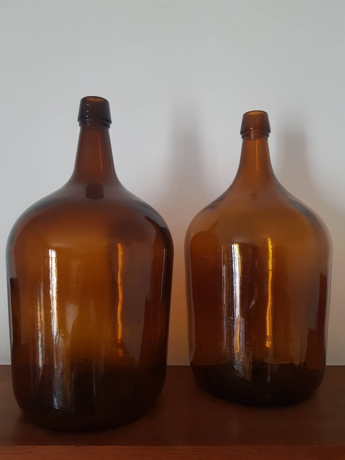 Vintage amber carboy