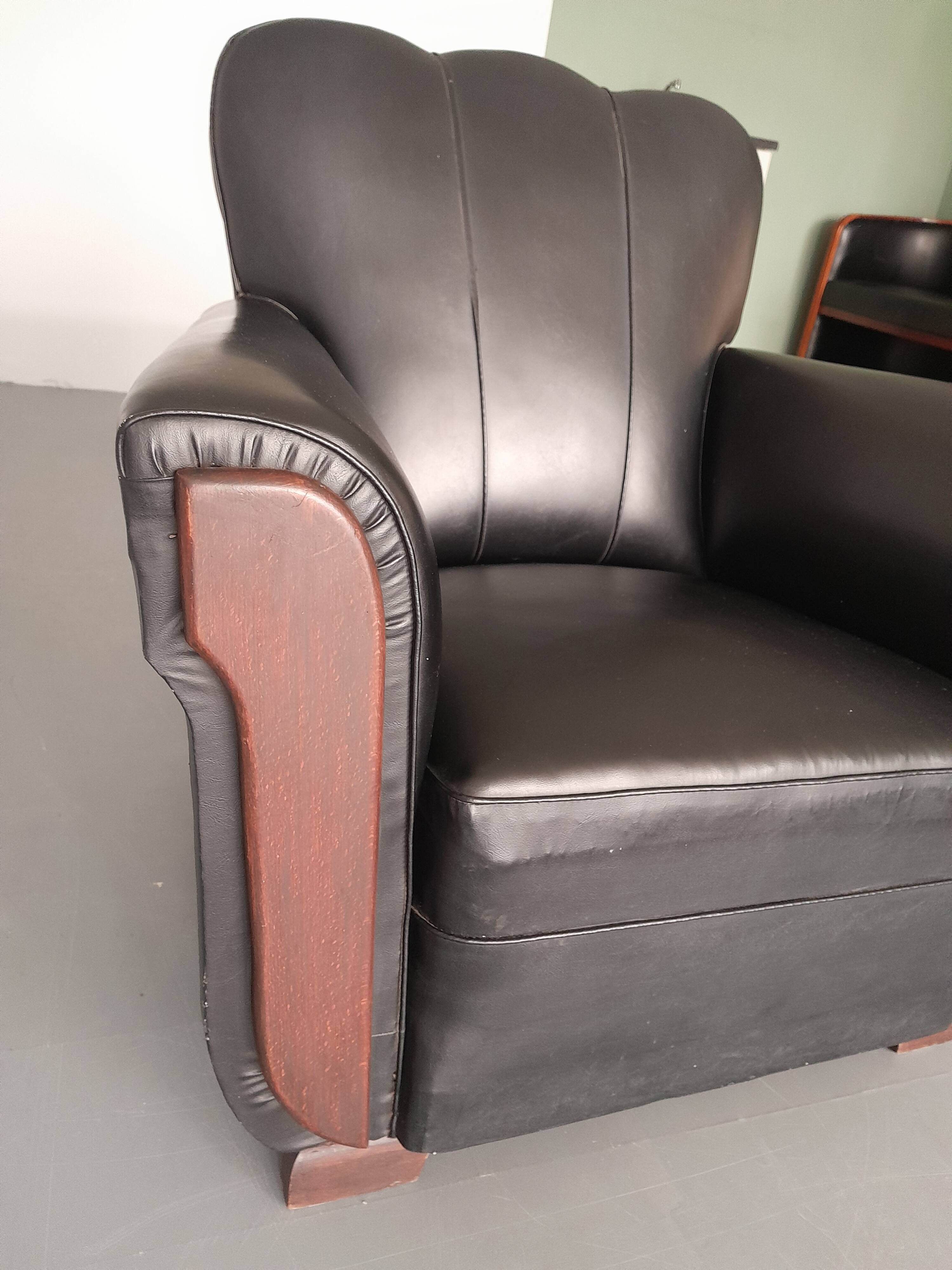 Art Deco Club Fauteuil mid century 20ste eeuw