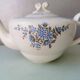 Mid-century porcelain teapot P. Regout Maastricht 1950s