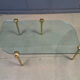 Brass and glass coffee table, 1970s