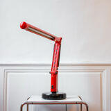 Vintage desk lamp Lucifer red by Tom Ahlström & Hans Ehrich p
