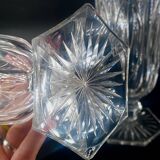 3 verres géants baccarat 280ml m.à feuilles