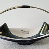 Suspended cup Verceram – Iridescent ceramic & brass – 1950s–60s