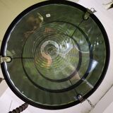 Industrial-style metal hanging lamp