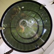 Industrial-style metal hanging lamp